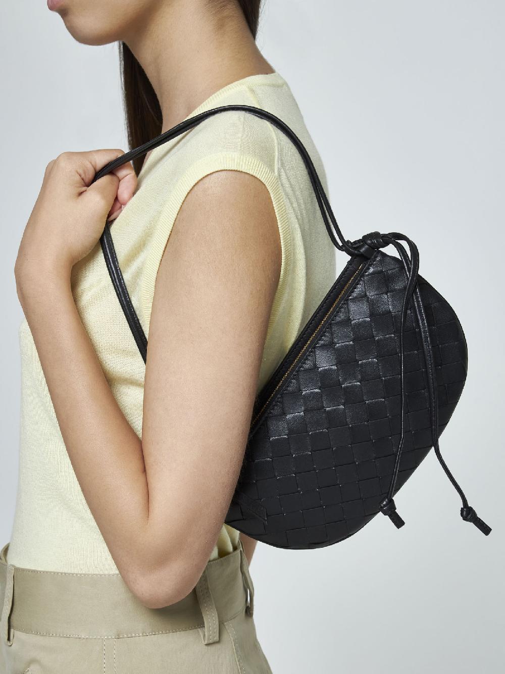 BOTTEGA VENETA Pochette Gemellini doppia in nappa Italia