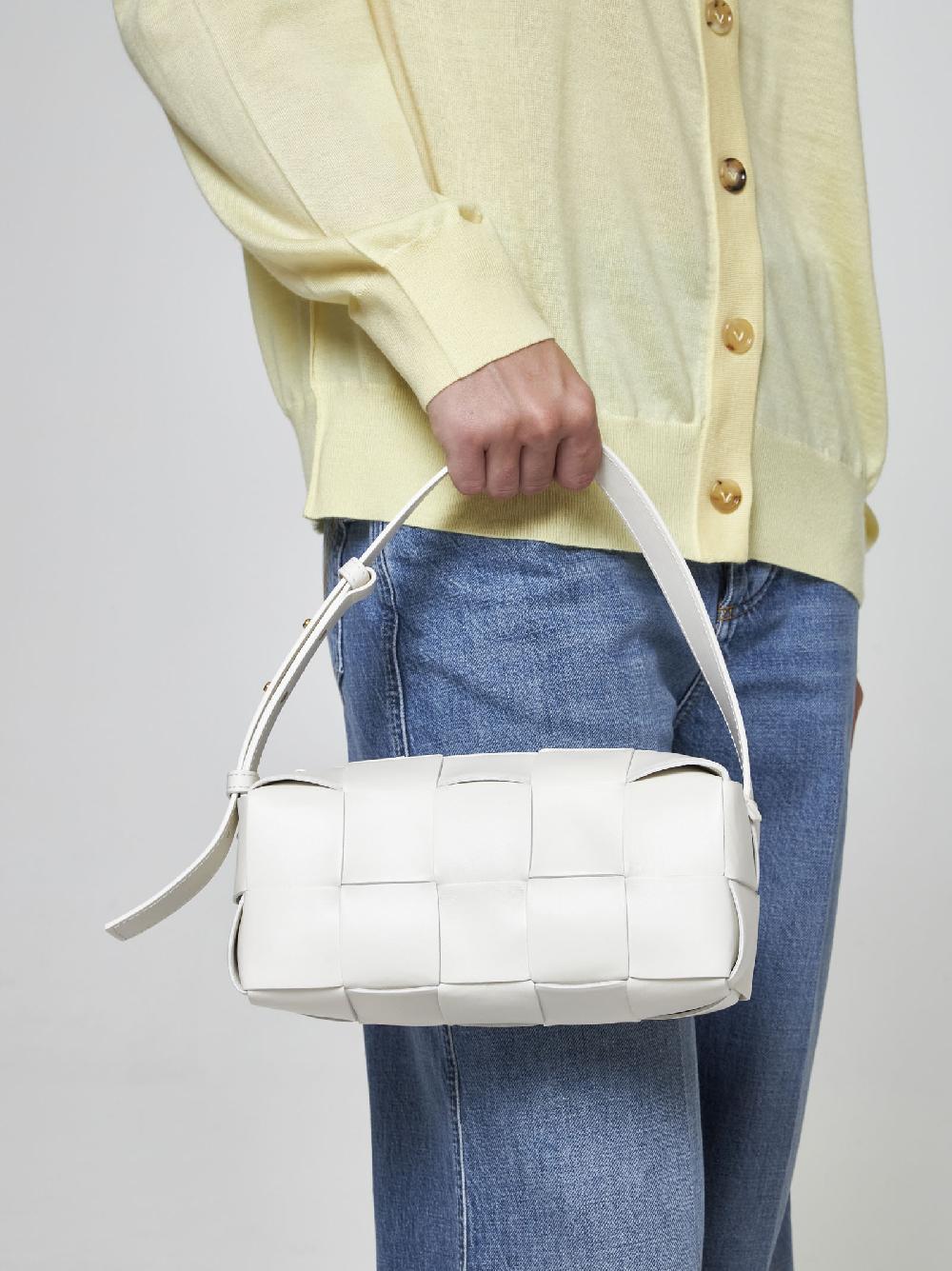 BOTTEGA VENETA Borsa Brick Cassette piccola in nappa 2025