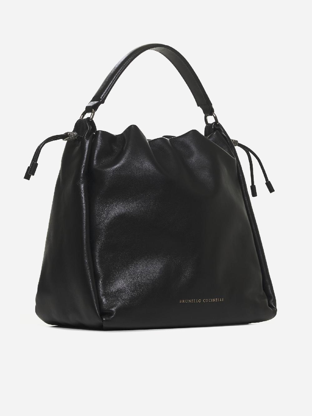 BRUNELLO CUCINELLI Borsa a secchiello in pelle Vendita