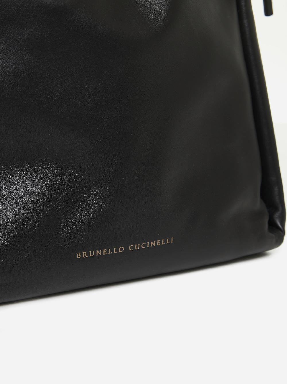 BRUNELLO CUCINELLI Borsa a secchiello in pelle Vendita