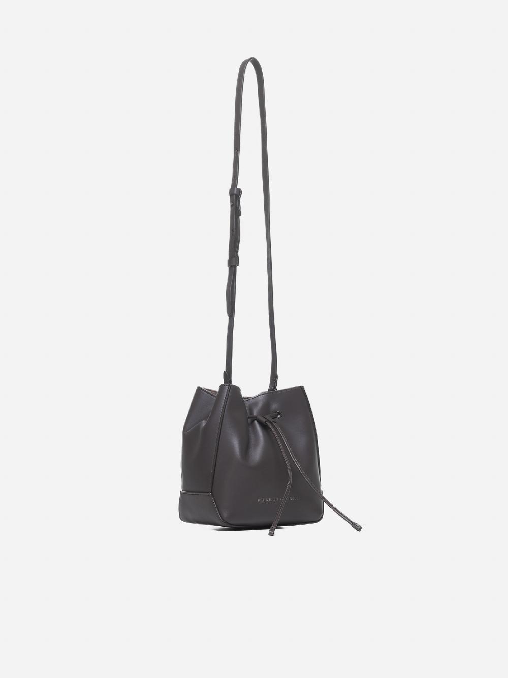 BRUNELLO CUCINELLI Borsa a secchiello piccola in pelle Shopping Online