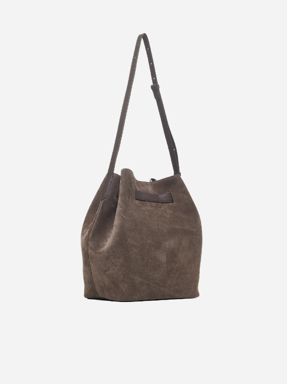 BRUNELLO CUCINELLI Borsa a secchiello in suede Prezzo Ridotto
