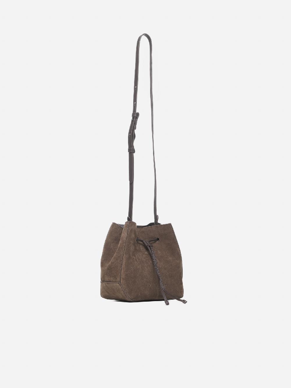BRUNELLO CUCINELLI Borsa a secchiello piccola in suede Economico