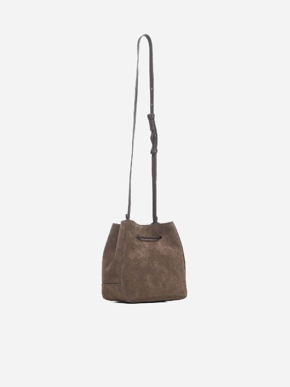 BRUNELLO CUCINELLI Borsa a secchiello piccola in suede Economico