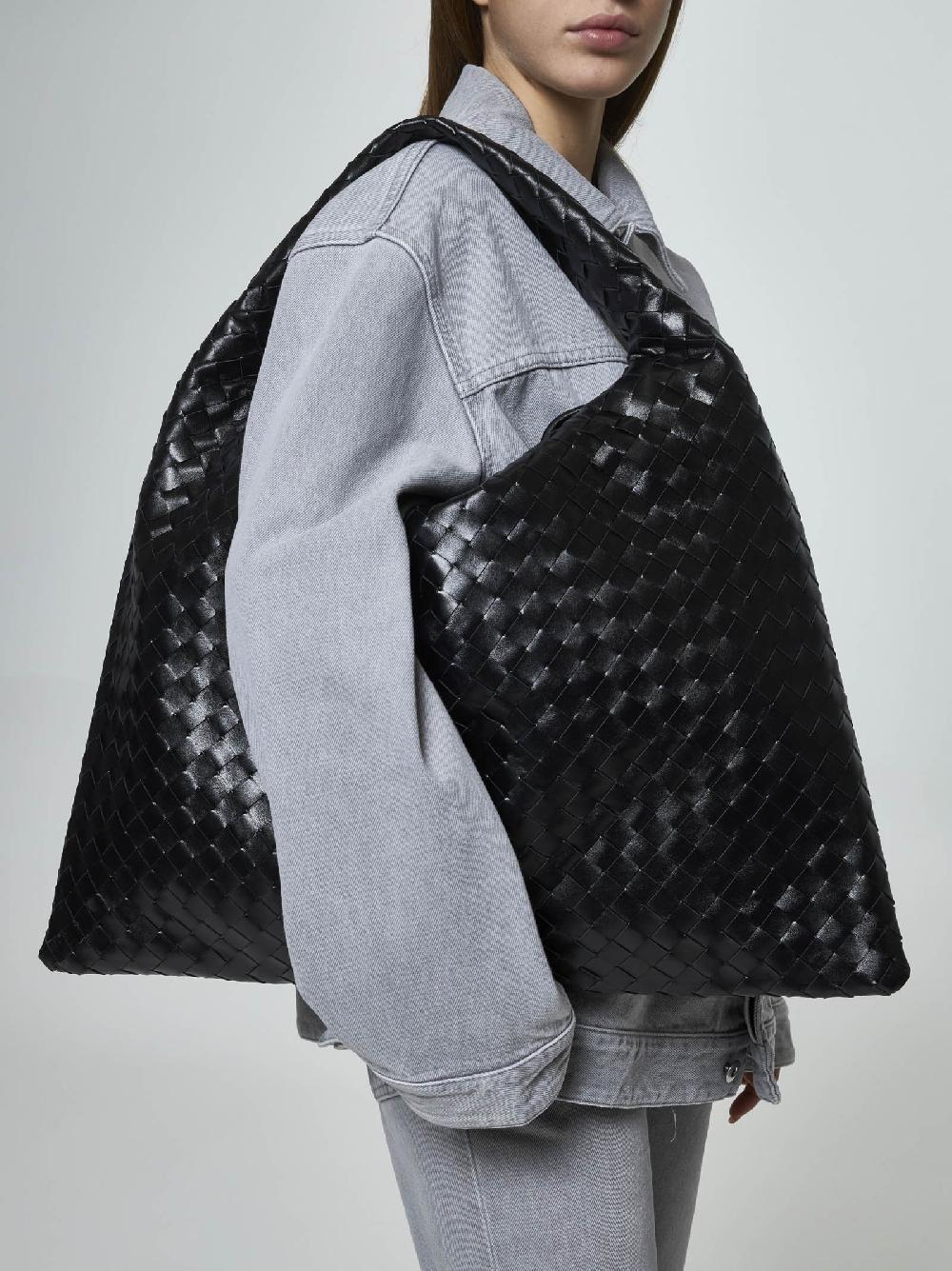 BOTTEGA VENETA Borsa Hop grande in pelle Intrecciato Outlet