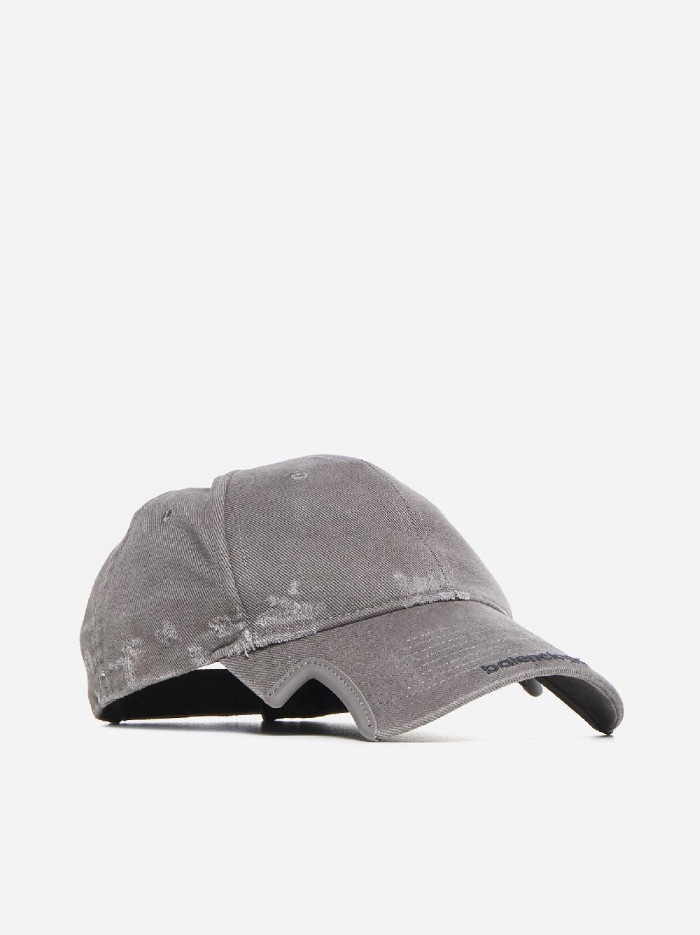 BALENCIAGA Cappello da baseball in cotone con logo Offerte giornaliere