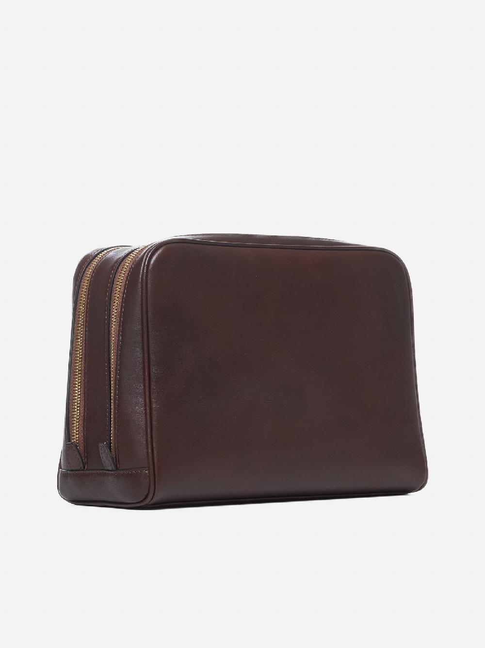 BRUNELLO CUCINELLI Beauty case in pelle 2025