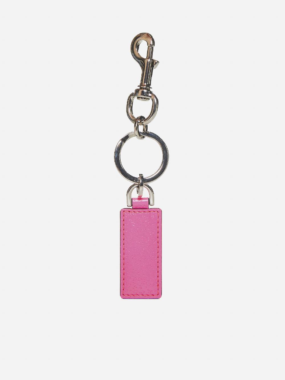 GUCCI Portachiavi in tessuto GG e pelle Sconto