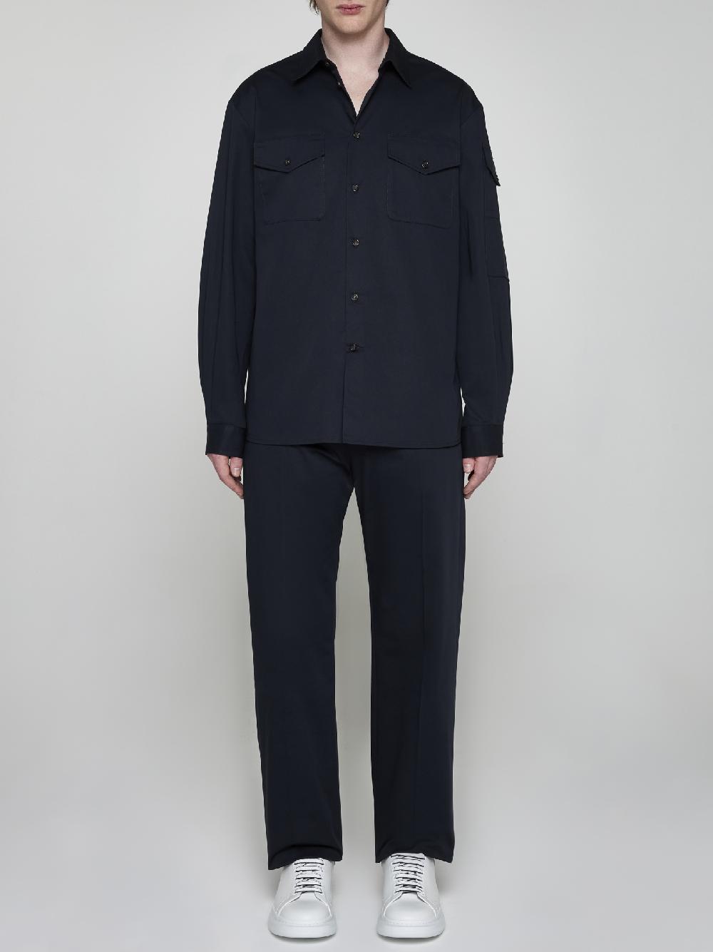 ALEXANDER MCQUEEN Pantaloni chino in cotone Qualità Garantita