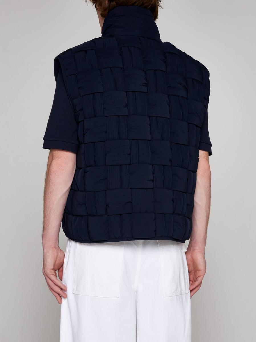 BOTTEGA VENETA Gilet in nylon Intrecciato Shopping Online