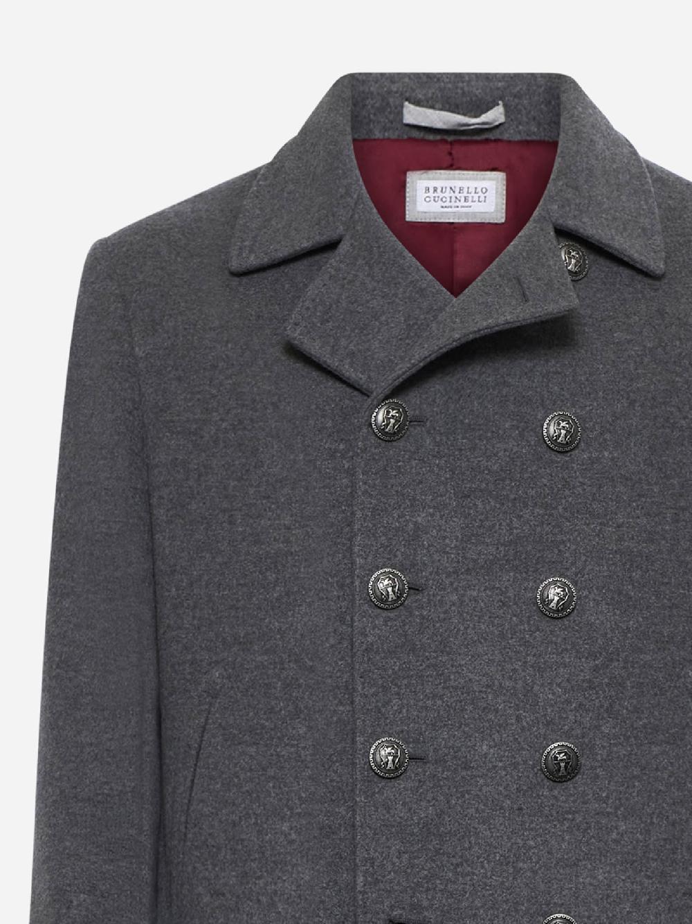 BRUNELLO CUCINELLI Cappotto doppiopetto in cashmere Sottocosto