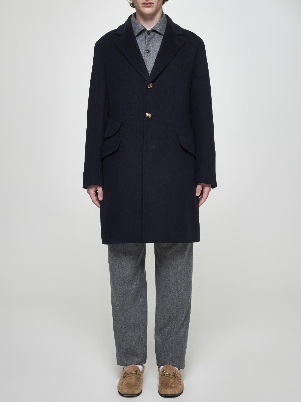 BRUNELLO CUCINELLI Cappotto monopetto in cashmere Offerte