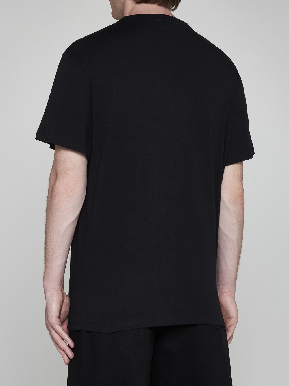 ALEXANDER MCQUEEN T-shirt in cotone con logo 2025