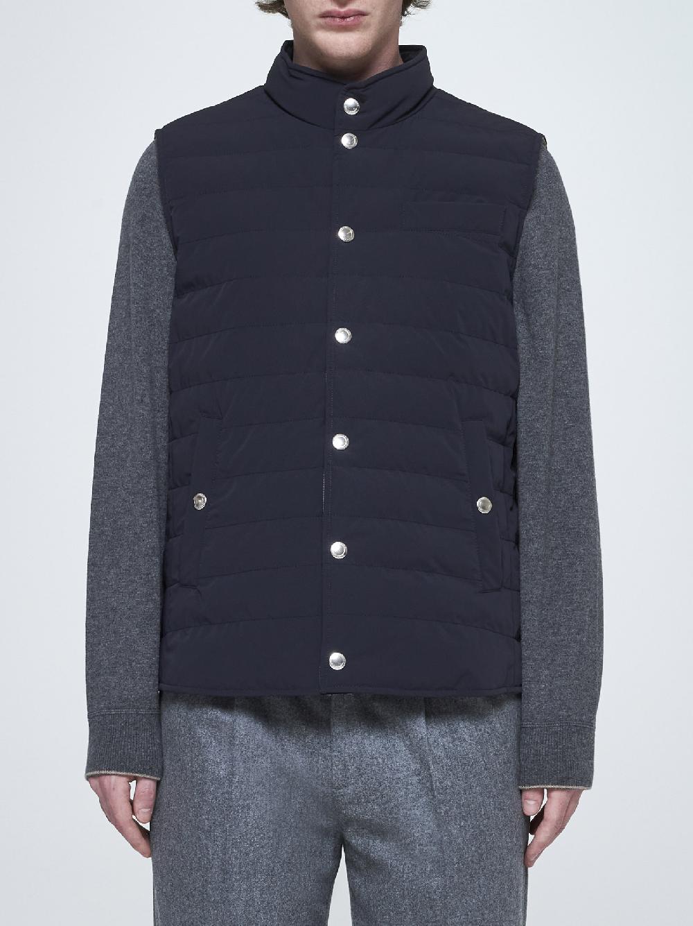 BRUNELLO CUCINELLI Gilet in nylon trapuntato Nuovo