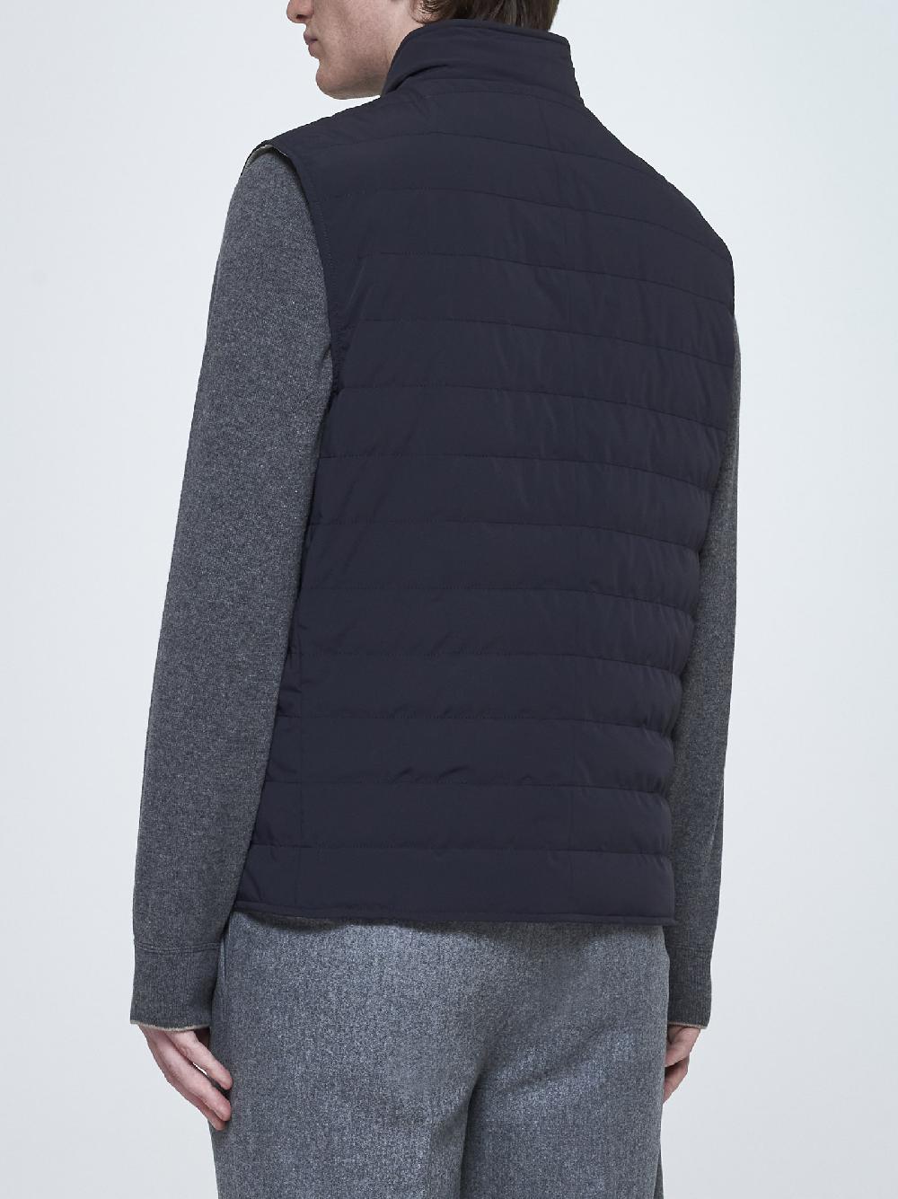 BRUNELLO CUCINELLI Gilet in nylon trapuntato Nuovo