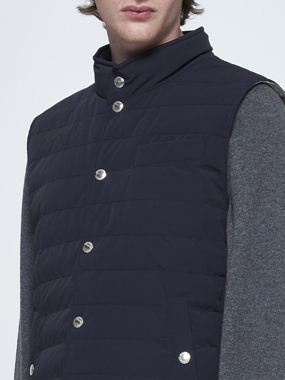 BRUNELLO CUCINELLI Gilet in nylon trapuntato Nuovo