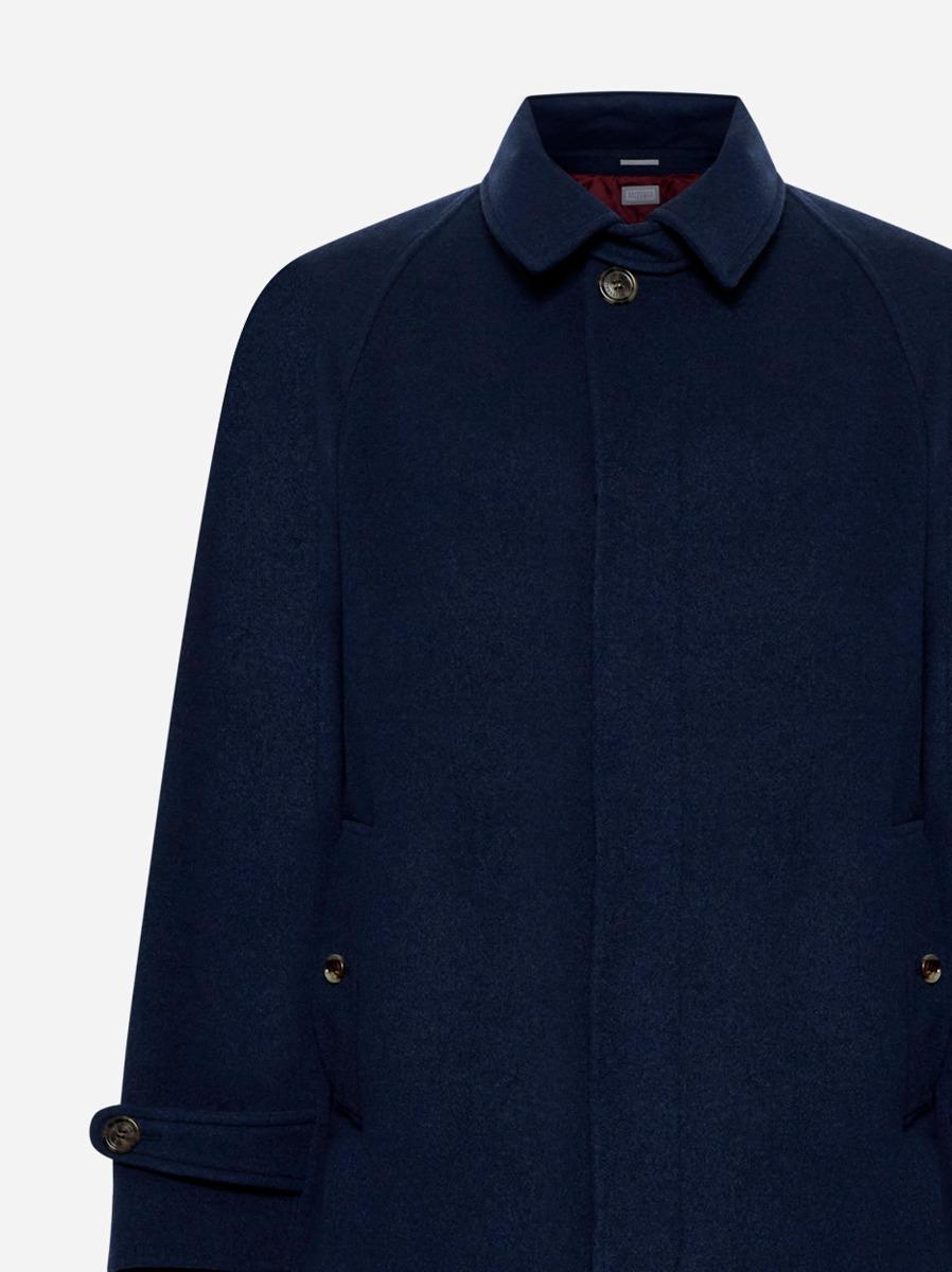 BRUNELLO CUCINELLI Cappotto monopetto in cashmere Promozione