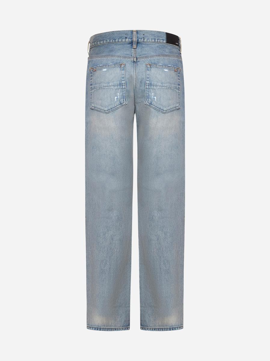 AMIRI Jeans Bandana Repair Straight azzurro Qualità Garantita