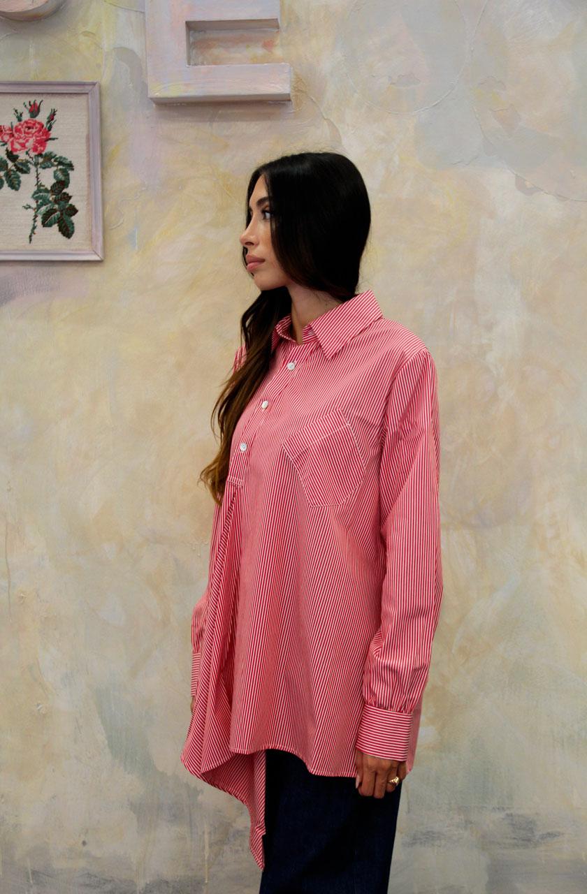 ROSÈ A POIS Velvet Camicia Latest fashion