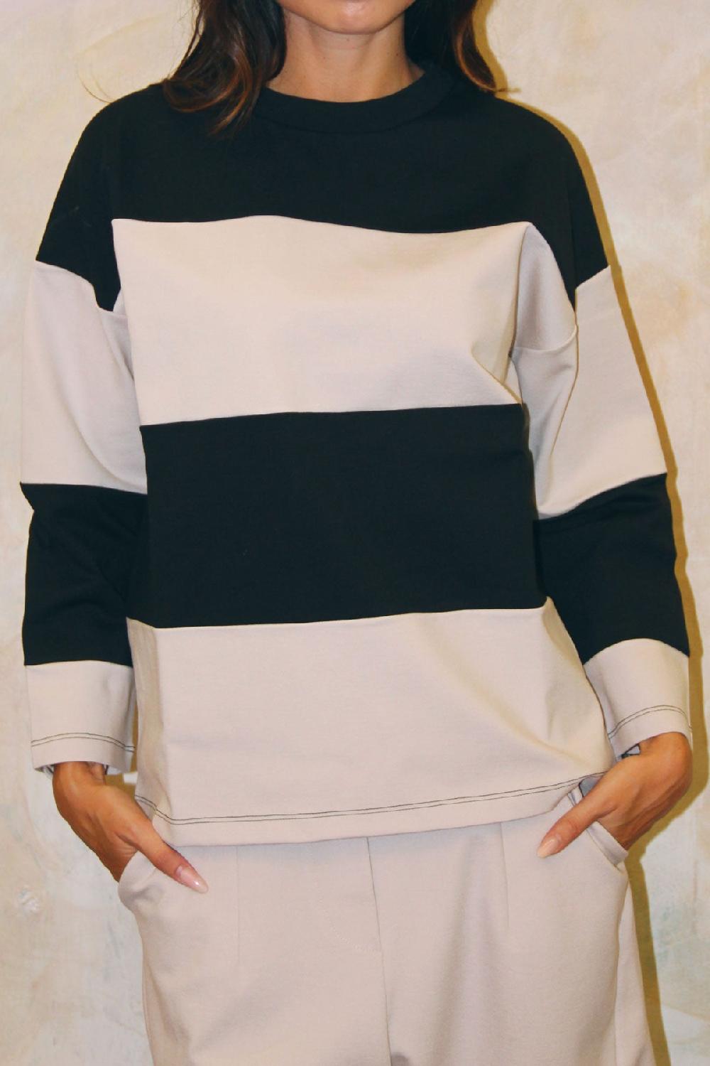 ROSÈ A POIS Maneskin Blusa Negozi Online