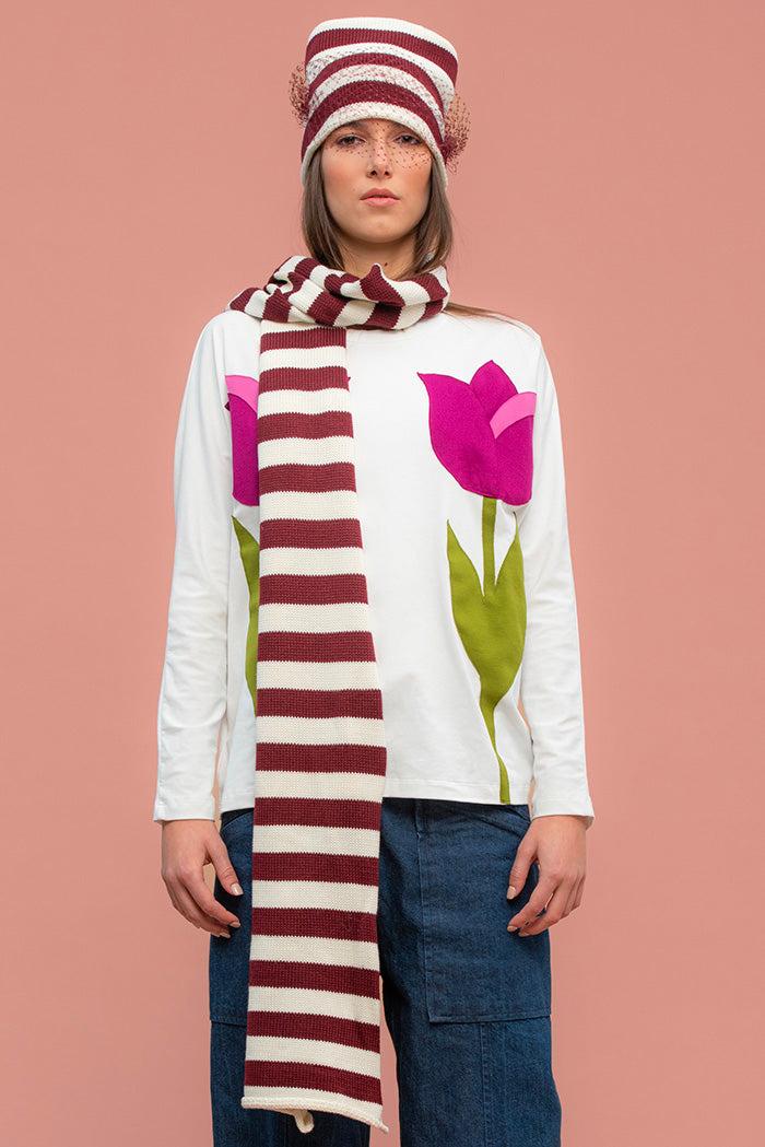 ROSÈ A POIS Abba T-shirt Nero Outlet