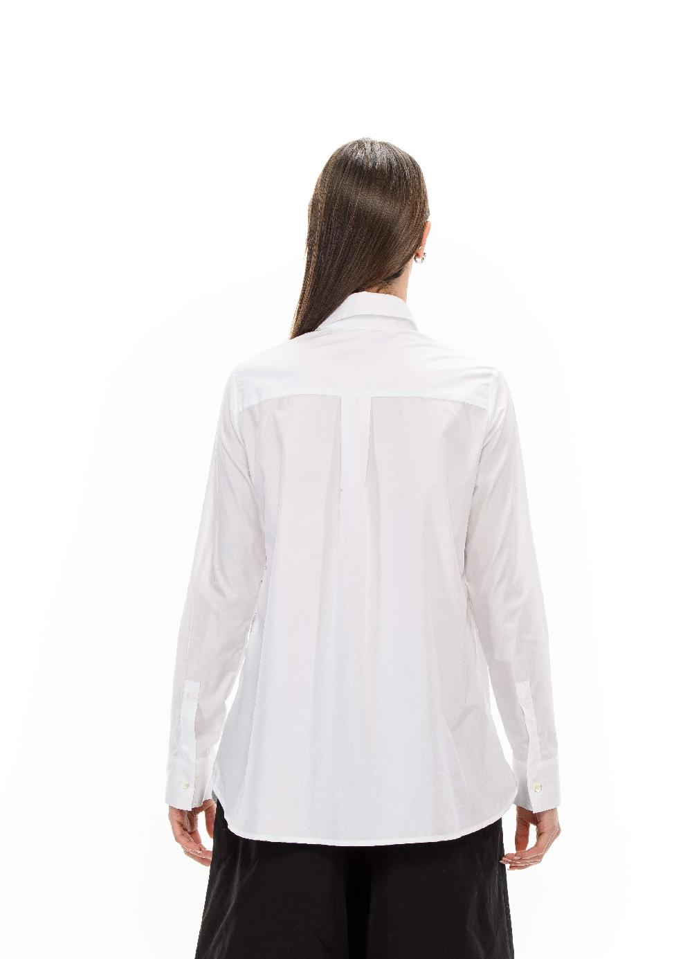 ROSÈ A POIS ENDORA Camicia bianca maxi-cuore Offerte