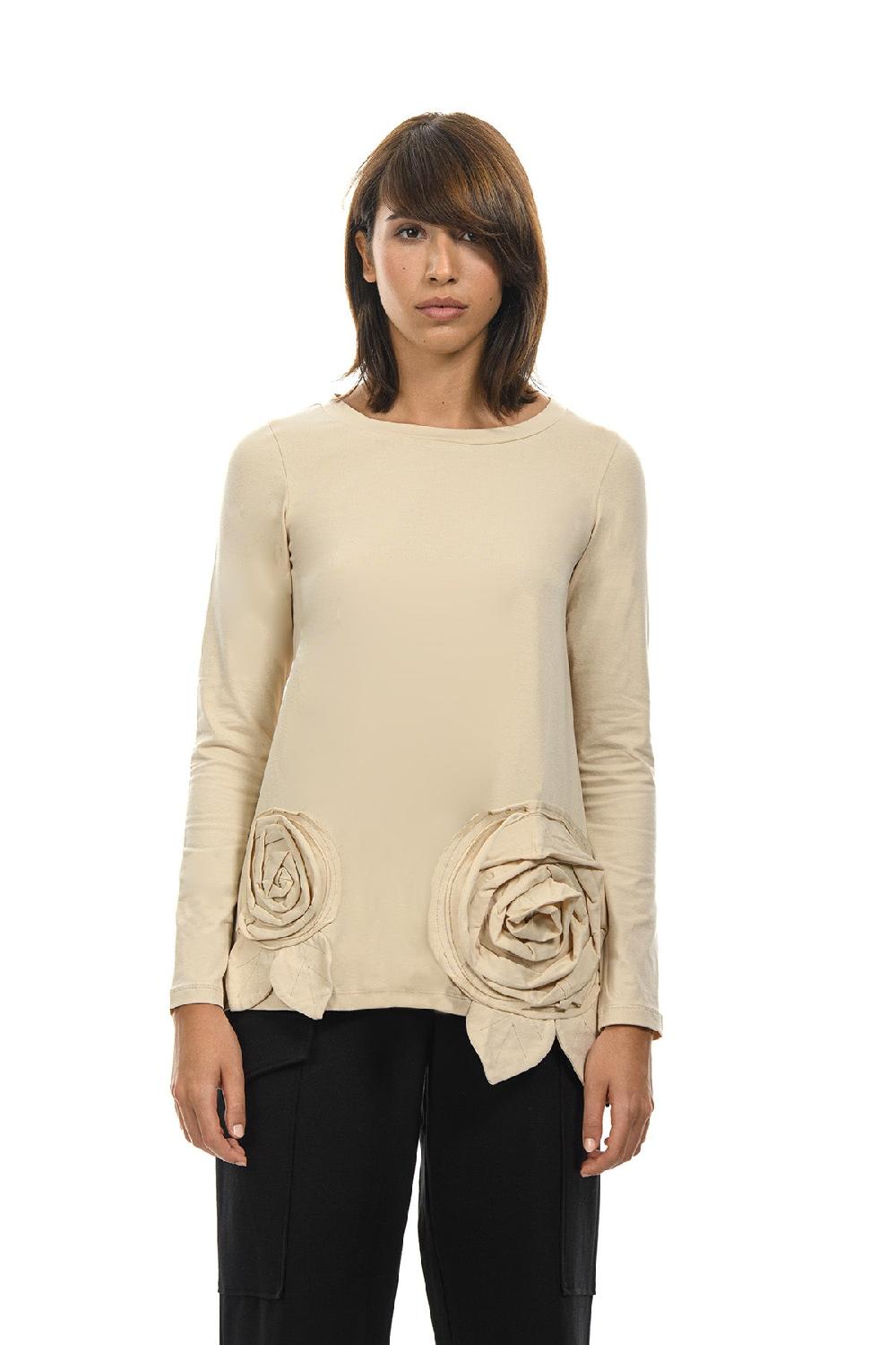 ROSÈ A POIS Pimpinella Grey T-shirt 2025