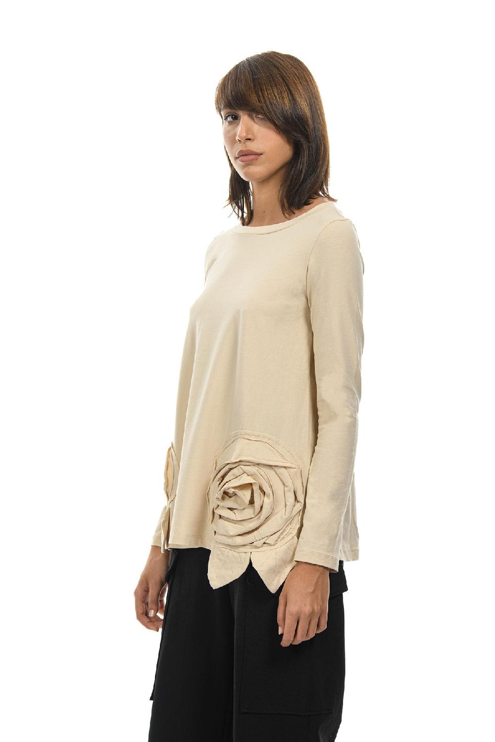 ROSÈ A POIS Pimpinella Grey T-shirt 2025
