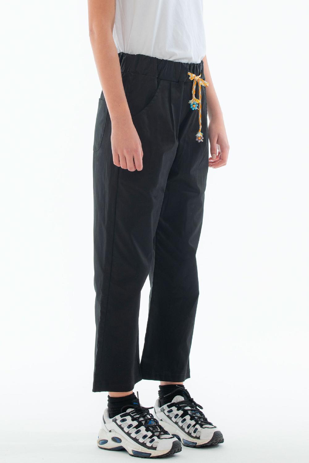 ROSÈ A POIS Mago di Oz Pantalone Nero Spedizione Gratuita