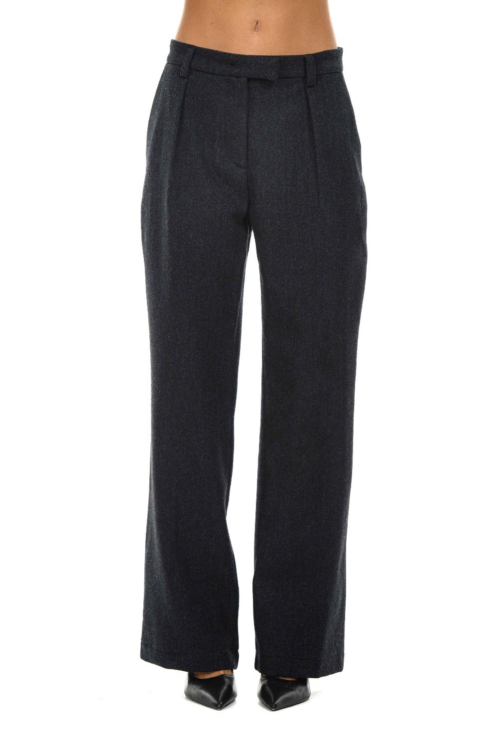 ROSÈ A POIS BING Pantalone in pura lana Vendita Calda