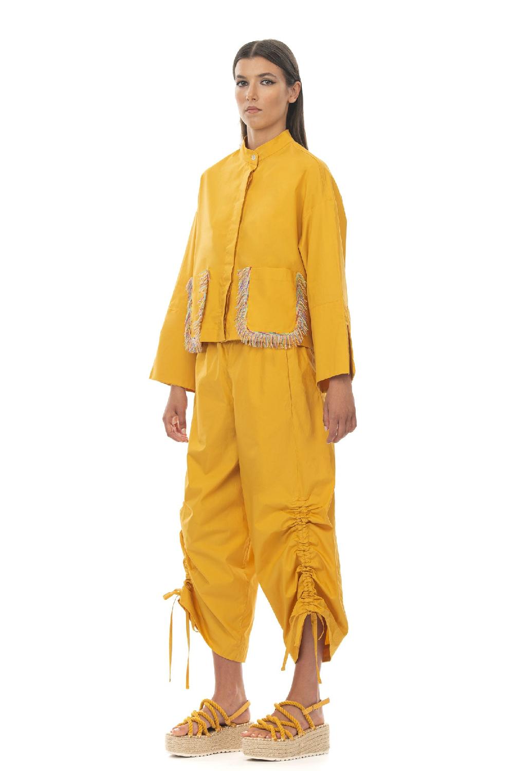 ROSÈ A POIS Ranocchio Pantalone Giallo Nuova