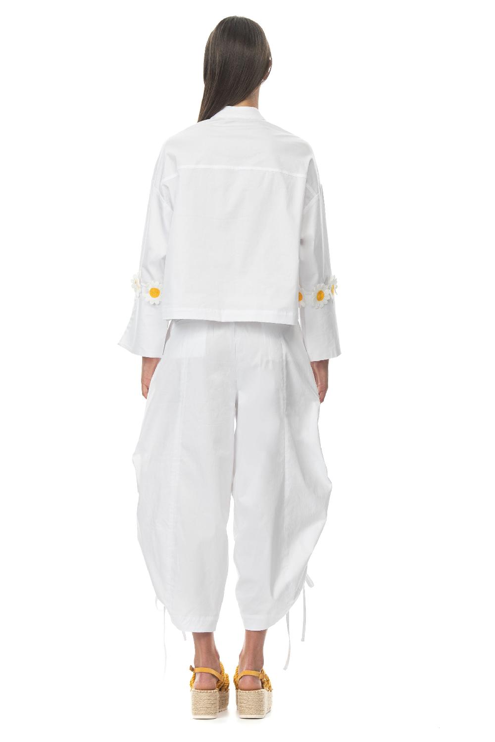 ROSÈ A POIS Ranocchio Pantalone Bianco 2025