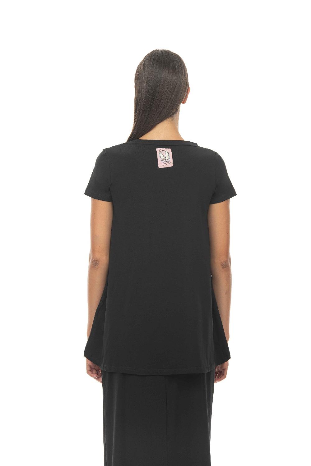 ROSÈ A POIS Fiorella T-shirt Sottocosto
