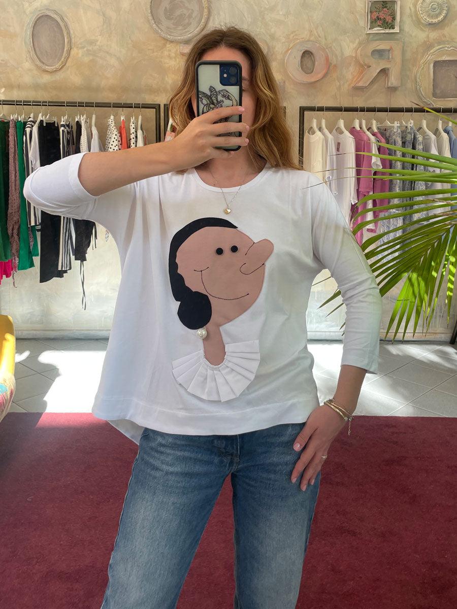 ROSÈ A POIS Olivia T-shirt Outlet