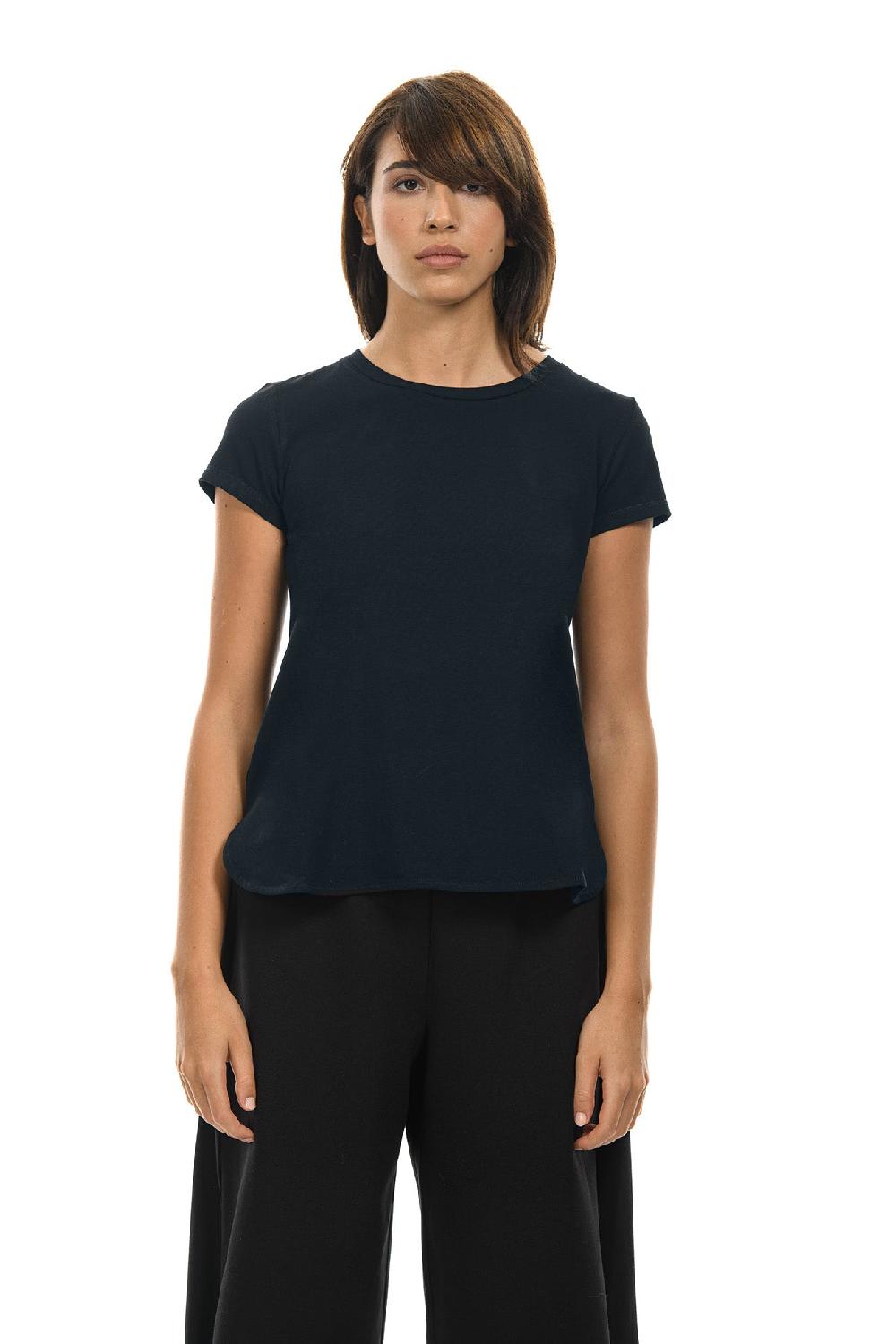 ROSÈ A POIS Micia T-shirt Nuova