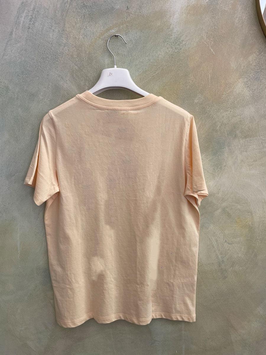 ROSÈ A POIS Fiore T-shirt Acquista Ora