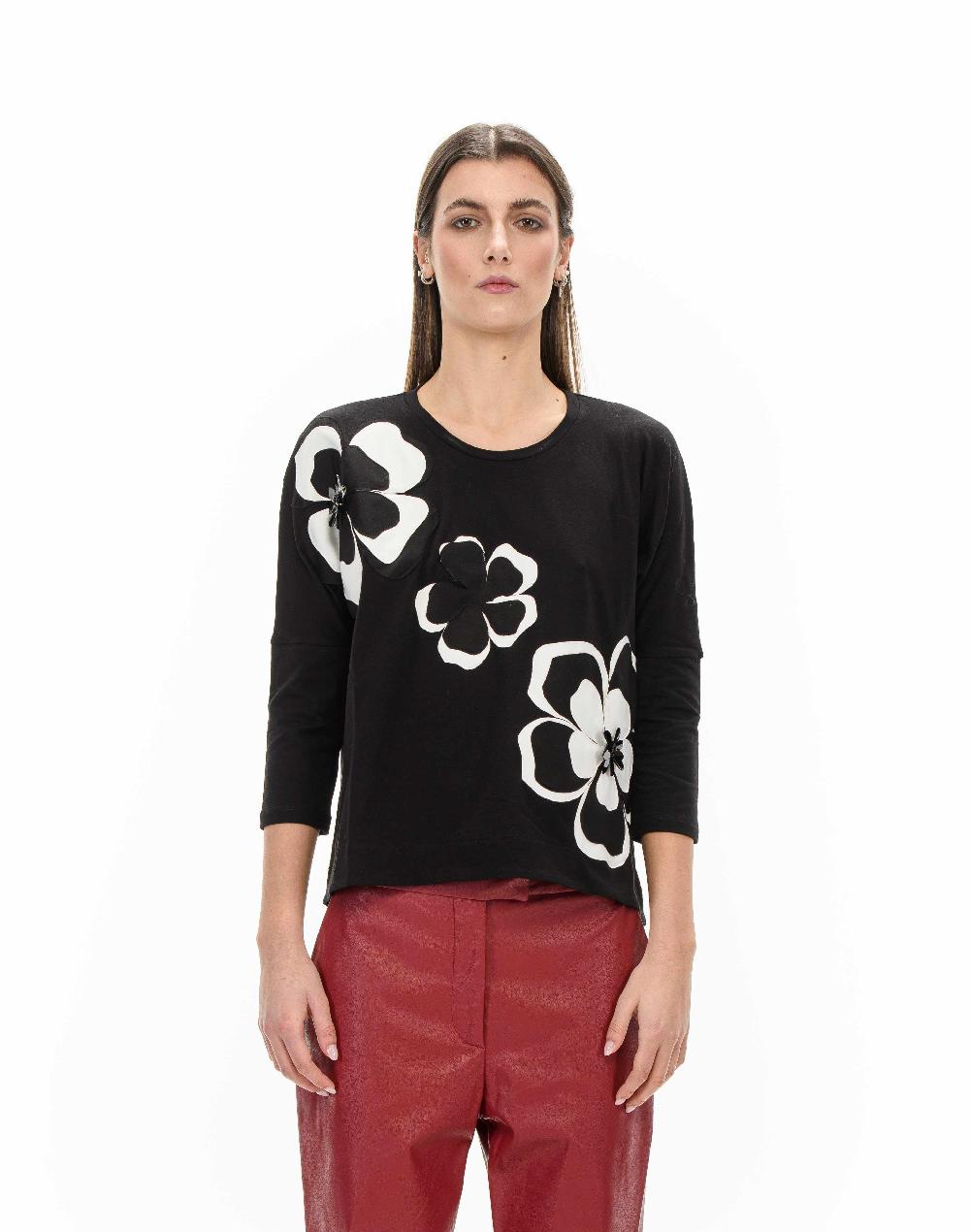 ROSÈ A POIS NERISSA Pantalone ecopelle Sconto