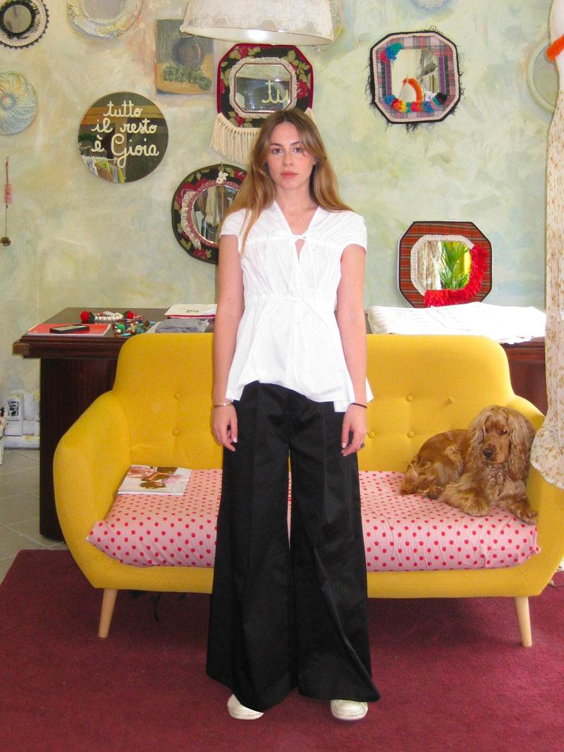 ROSÈ A POIS GiglioTigrato Pantalone Saldi Di Fabbrica