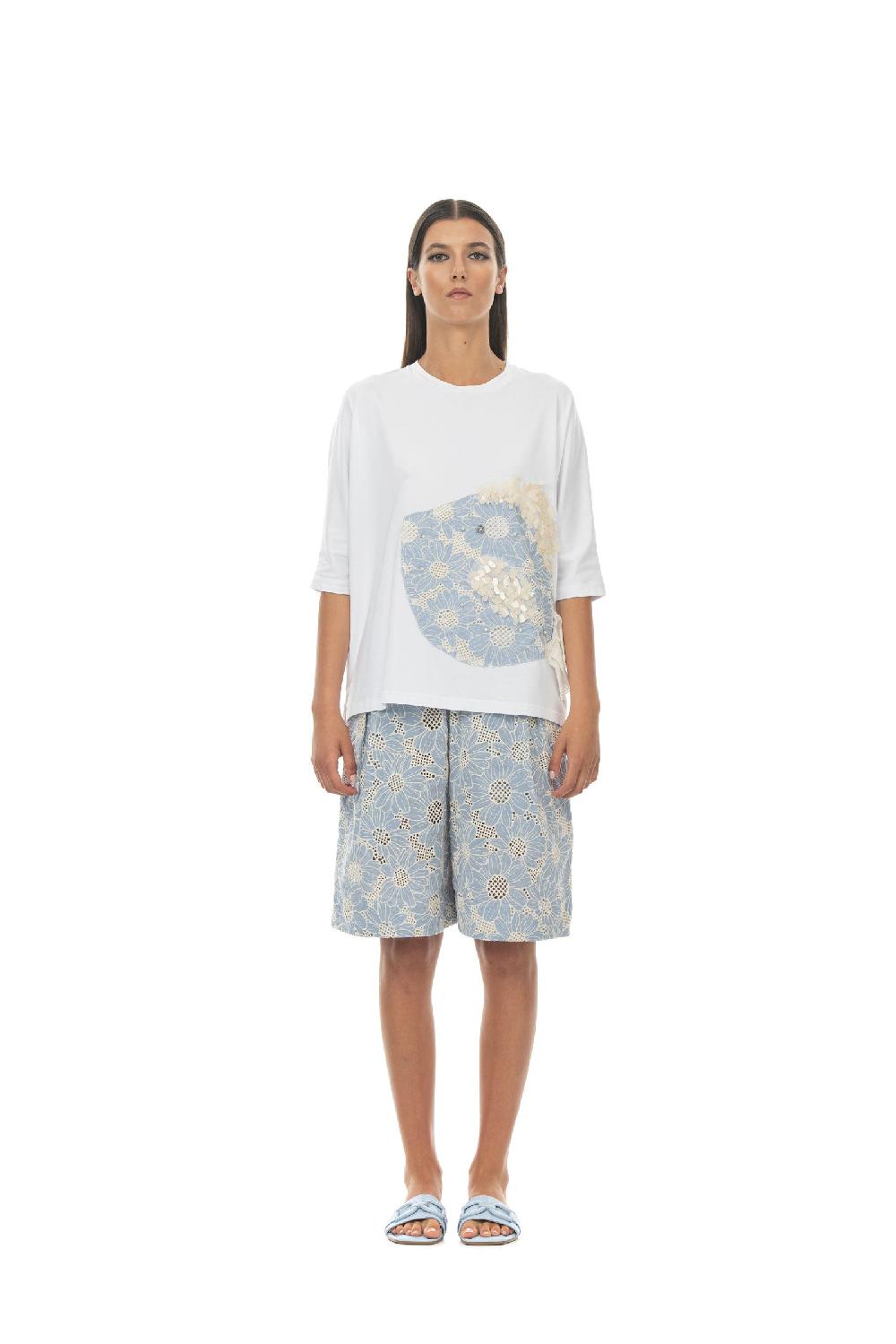 ROSÈ A POIS Sirenetta T-shirt Moda