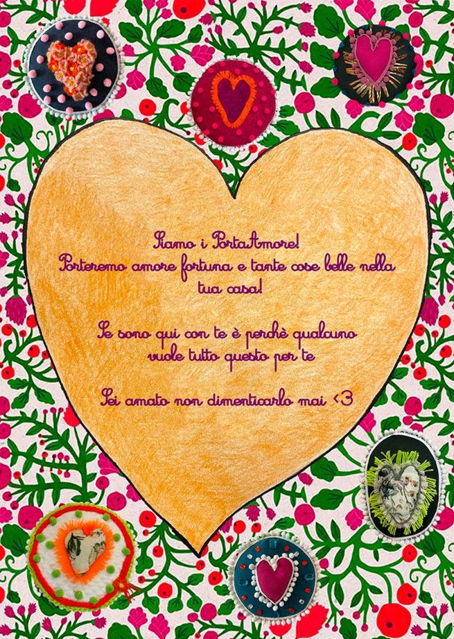 ROSÈ A POIS Portamore Love Negozio online di fabbrica
