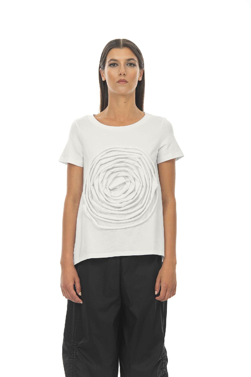 ROSÈ A POIS PESCA T-shirt con extra rosa Black Friday