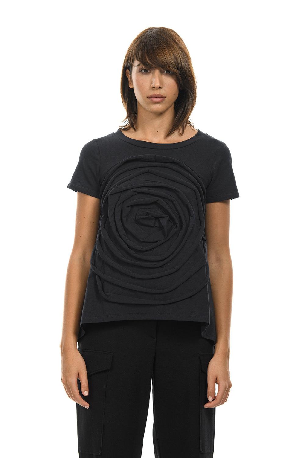 ROSÈ A POIS PESCA T-shirt con extra rosa Black Friday