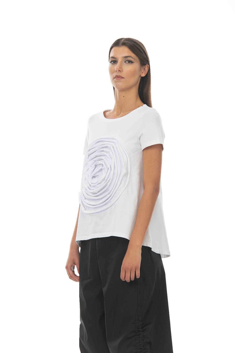 ROSÈ A POIS PESCA T-shirt con extra rosa Black Friday