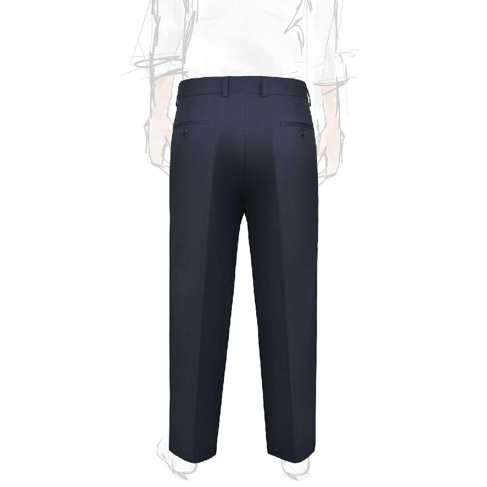 Rubinacci Vintage archive pantalone in cotone blu Vendite Flash
