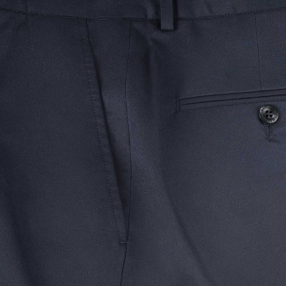 Rubinacci Vintage archive pantalone in cotone blu Vendite Flash