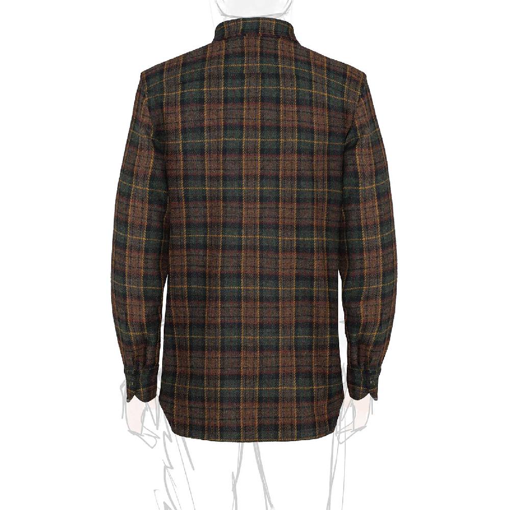 Rubinacci Vintage archive overshirt in lana tartan Moda