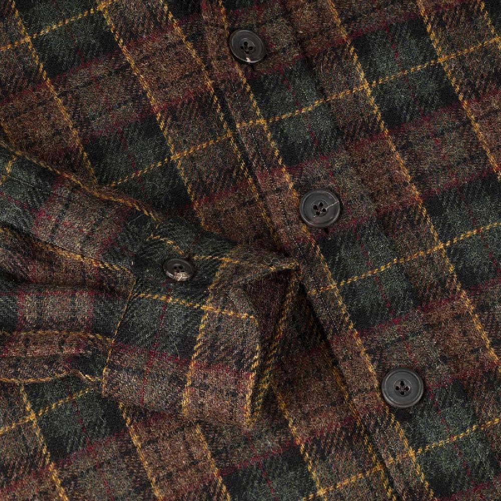 Rubinacci Vintage archive overshirt in lana tartan Moda