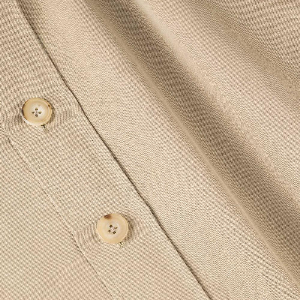 Rubinacci Serie Limitata overshirt in cotone e lino biscotto Italia