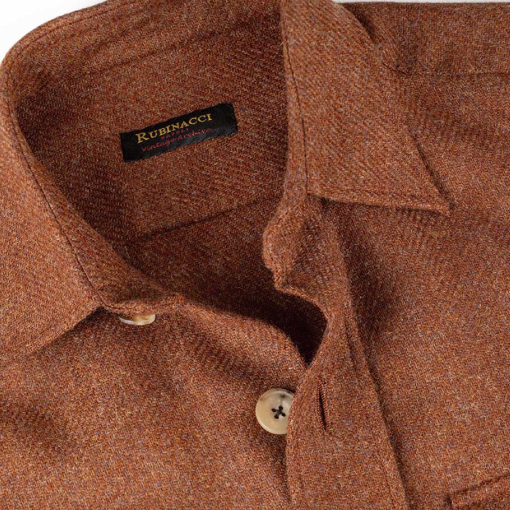 Rubinacci Vintage archive sahariana in lana ruggine Latest stili