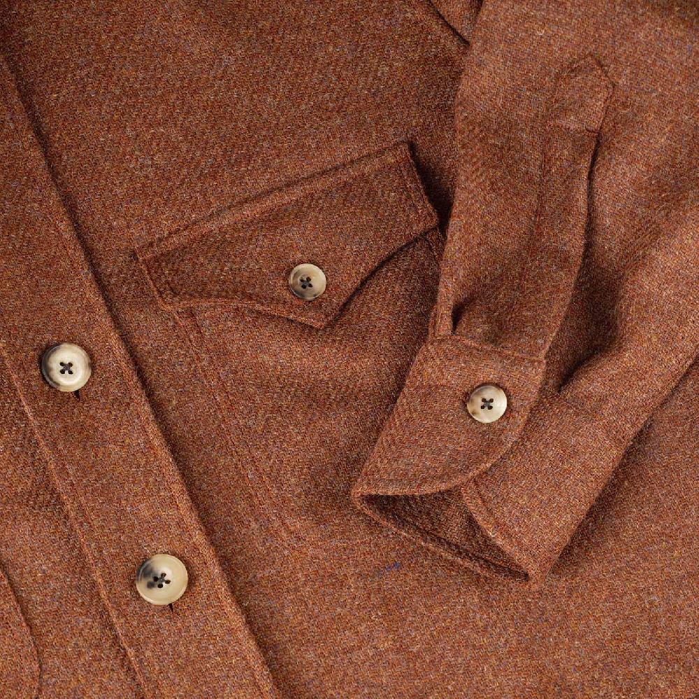 Rubinacci Vintage archive sahariana in lana ruggine Latest stili